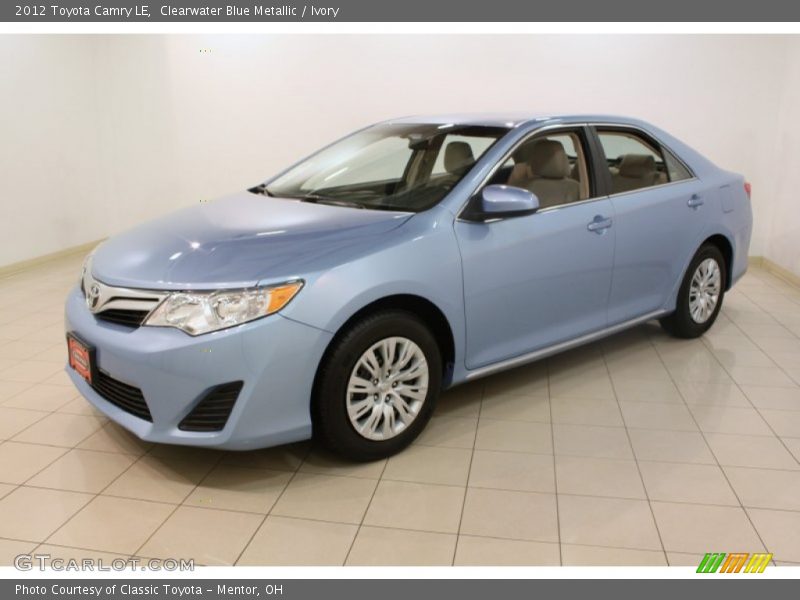Clearwater Blue Metallic / Ivory 2012 Toyota Camry LE