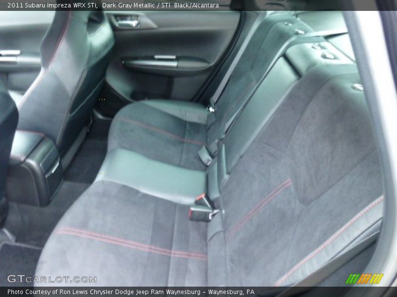 Dark Gray Metallic / STI  Black/Alcantara 2011 Subaru Impreza WRX STi