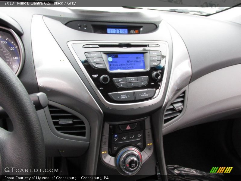 Black / Gray 2013 Hyundai Elantra GLS