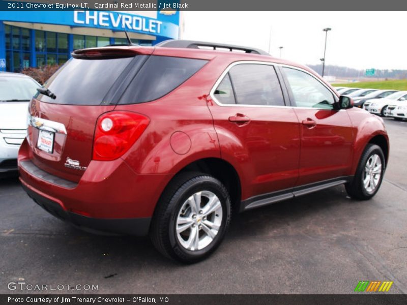 Cardinal Red Metallic / Jet Black 2011 Chevrolet Equinox LT