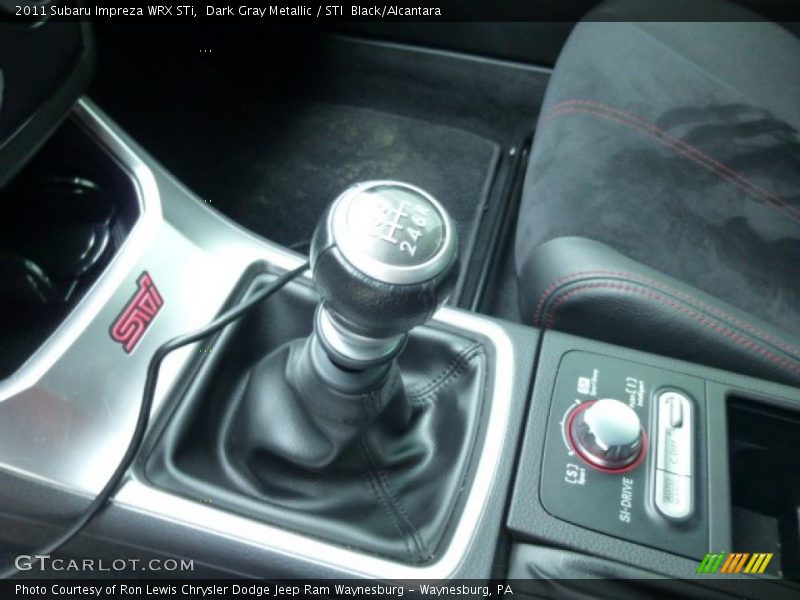 Dark Gray Metallic / STI  Black/Alcantara 2011 Subaru Impreza WRX STi