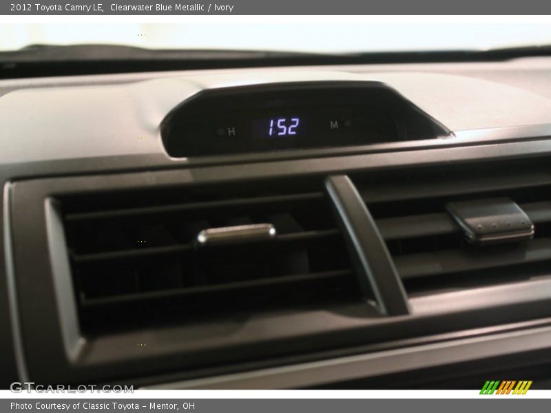 Clearwater Blue Metallic / Ivory 2012 Toyota Camry LE