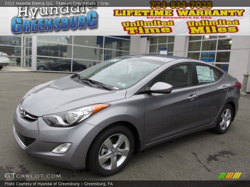 Titanium Gray Metallic / Gray 2013 Hyundai Elantra GLS