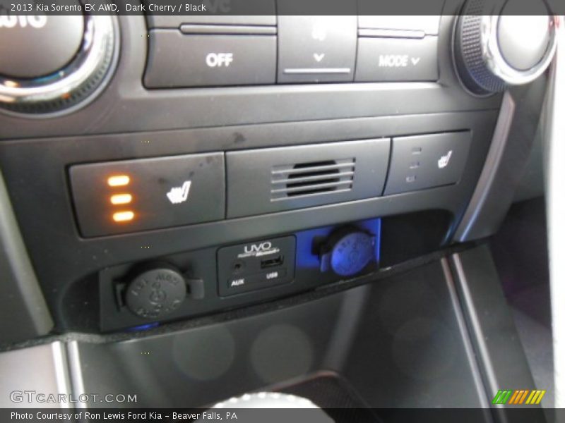 Dark Cherry / Black 2013 Kia Sorento EX AWD