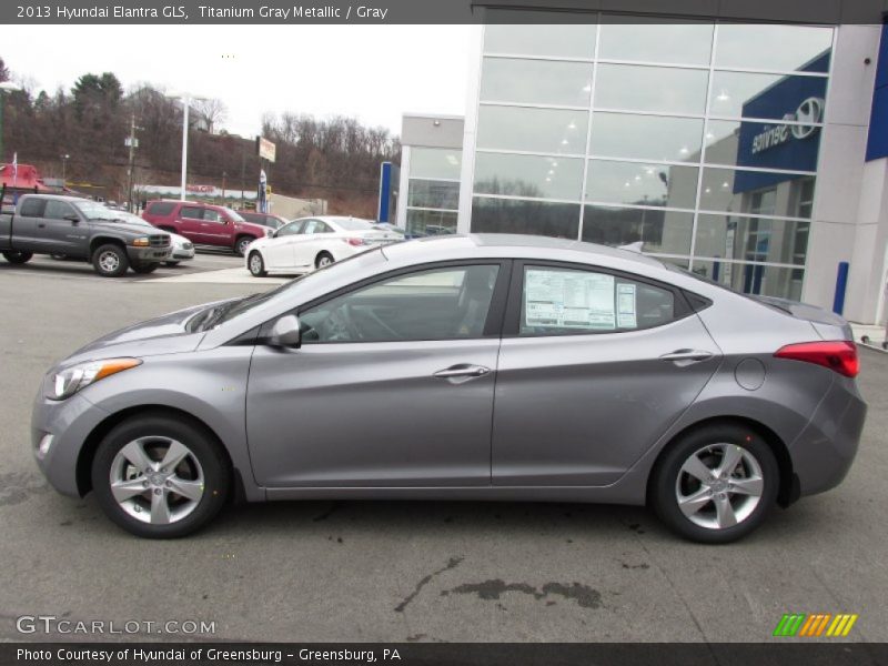 Titanium Gray Metallic / Gray 2013 Hyundai Elantra GLS