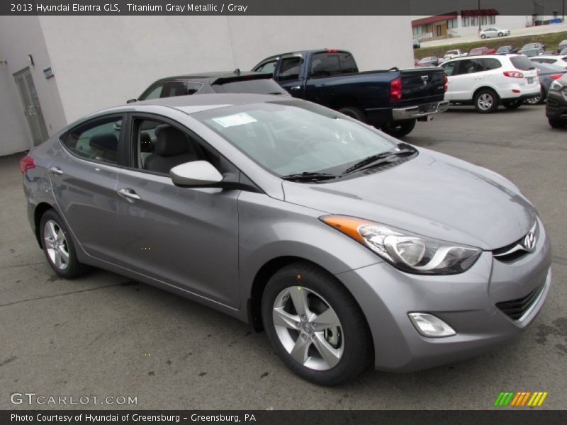 Titanium Gray Metallic / Gray 2013 Hyundai Elantra GLS