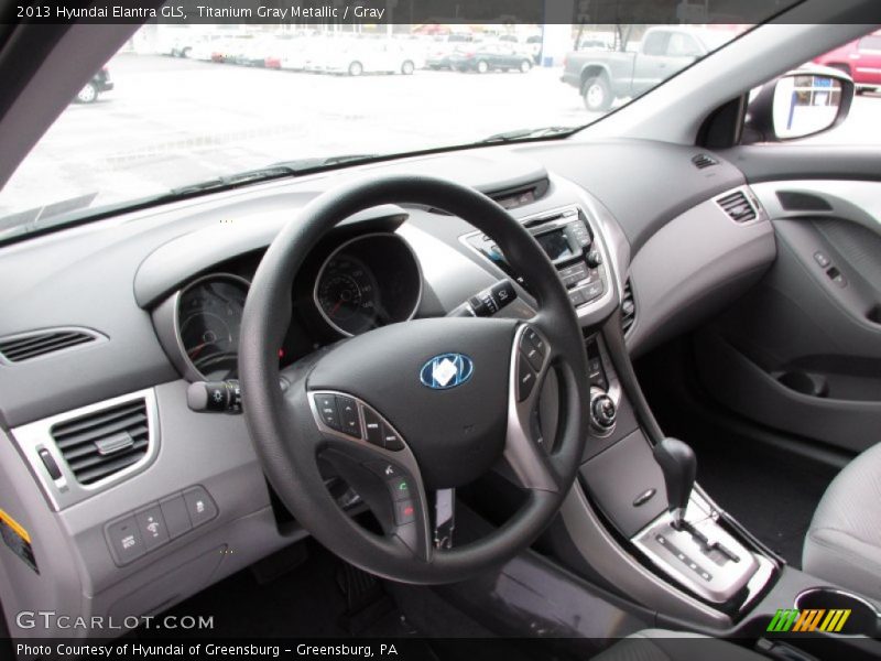Titanium Gray Metallic / Gray 2013 Hyundai Elantra GLS