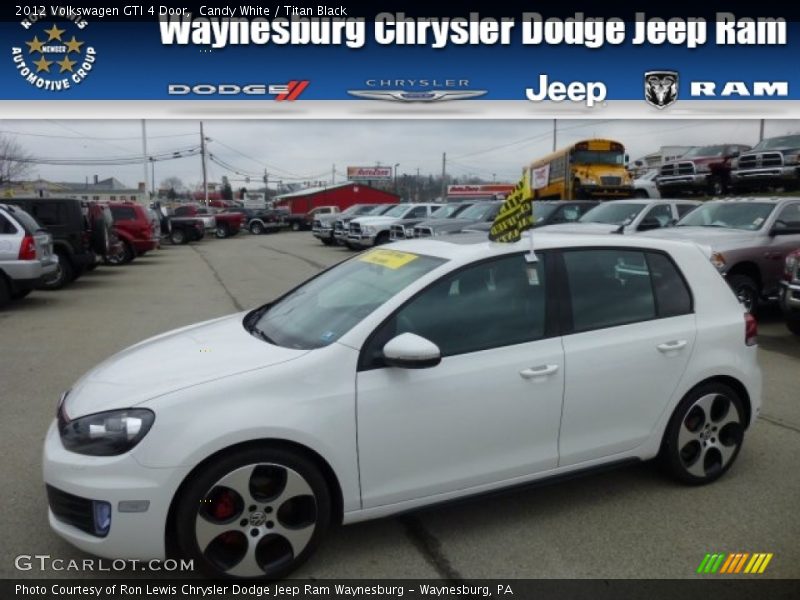 Candy White / Titan Black 2012 Volkswagen GTI 4 Door