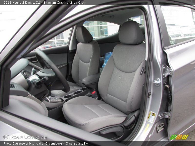 Titanium Gray Metallic / Gray 2013 Hyundai Elantra GLS