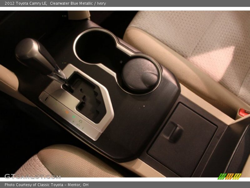 Clearwater Blue Metallic / Ivory 2012 Toyota Camry LE