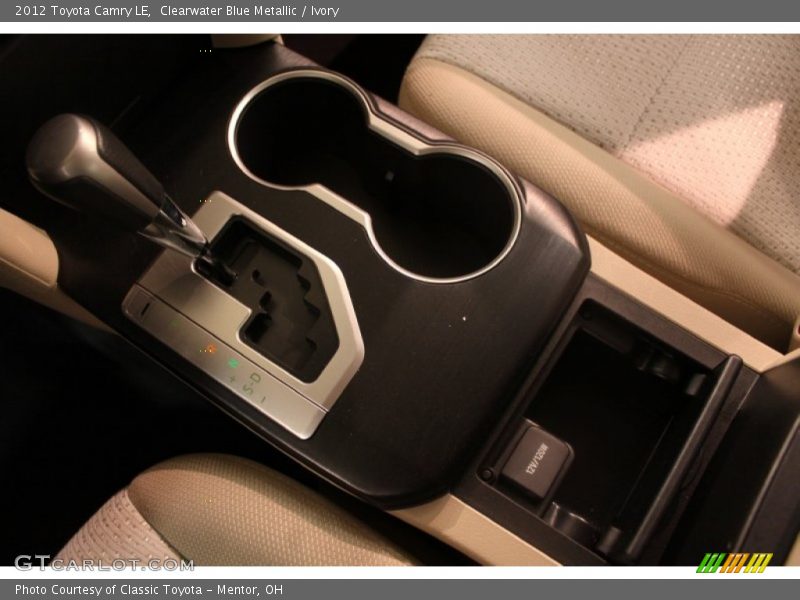 Clearwater Blue Metallic / Ivory 2012 Toyota Camry LE