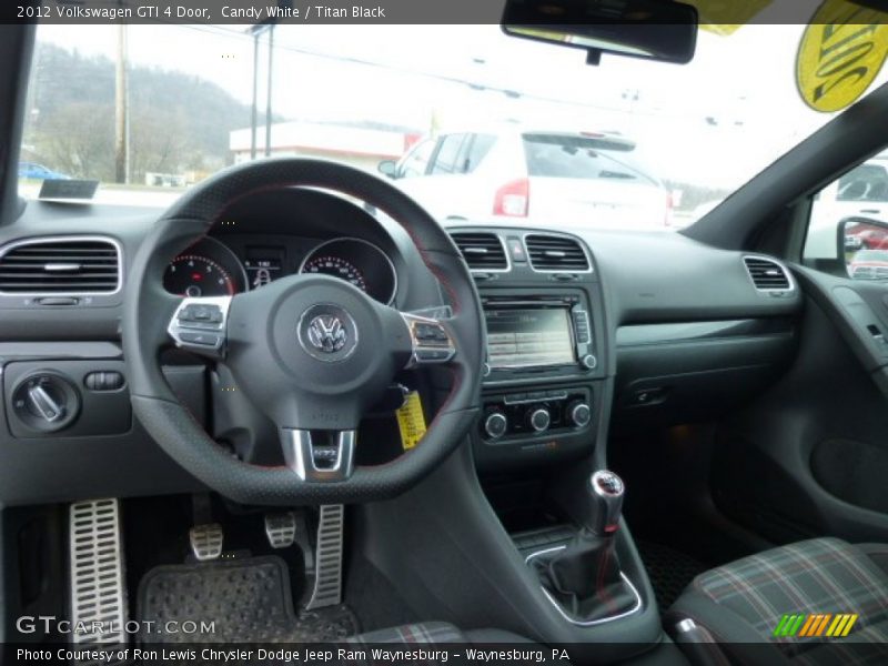 Candy White / Titan Black 2012 Volkswagen GTI 4 Door