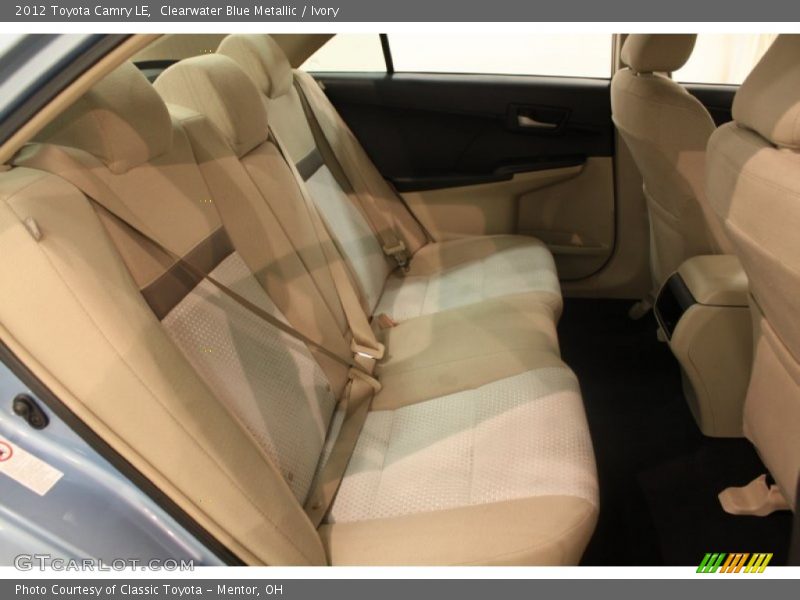 Clearwater Blue Metallic / Ivory 2012 Toyota Camry LE