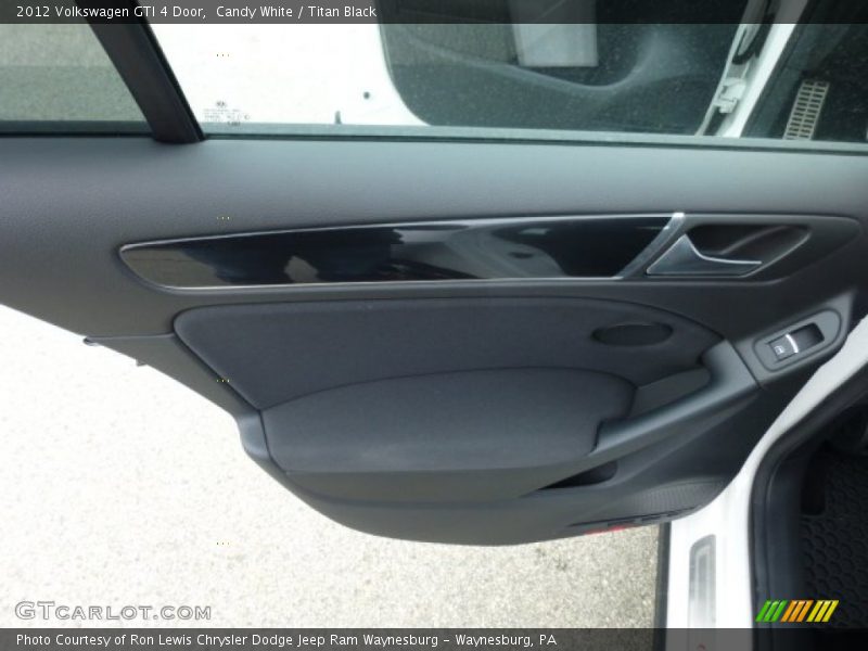 Candy White / Titan Black 2012 Volkswagen GTI 4 Door