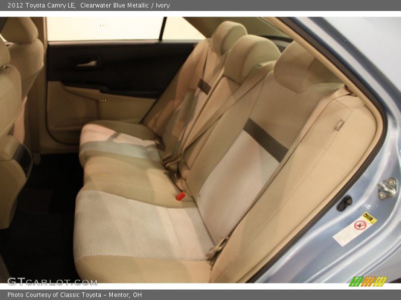 Clearwater Blue Metallic / Ivory 2012 Toyota Camry LE