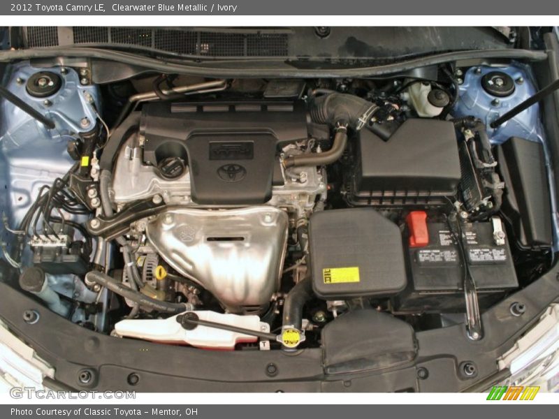 Clearwater Blue Metallic / Ivory 2012 Toyota Camry LE