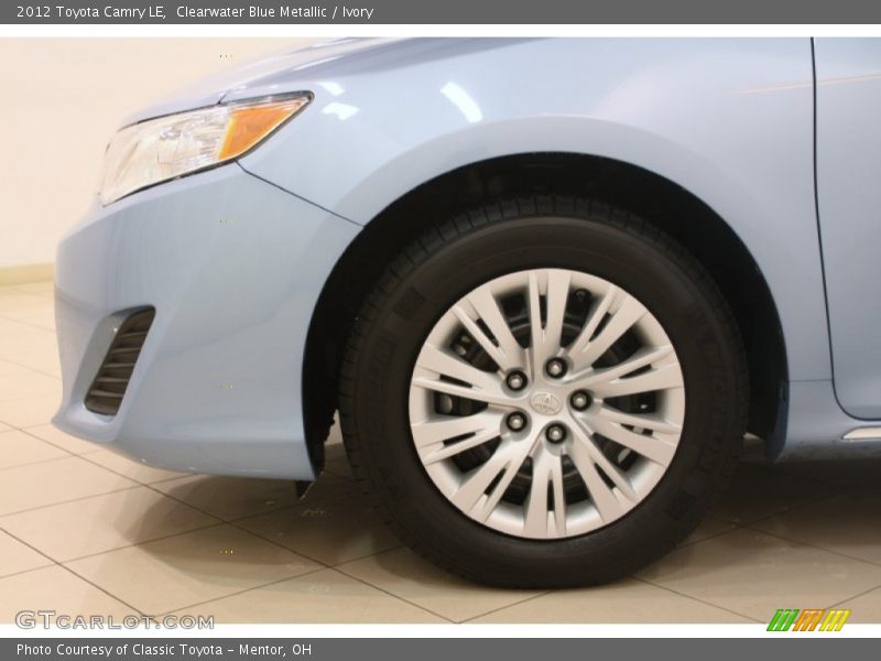 Clearwater Blue Metallic / Ivory 2012 Toyota Camry LE