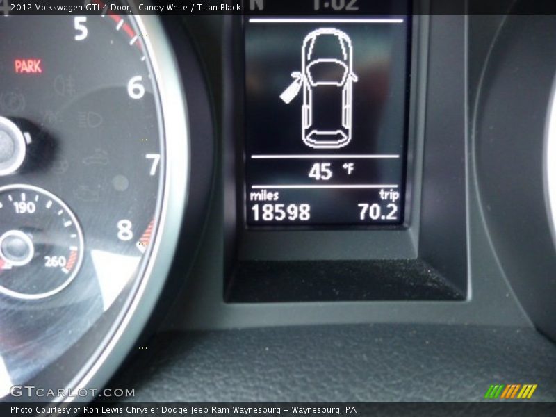 Candy White / Titan Black 2012 Volkswagen GTI 4 Door