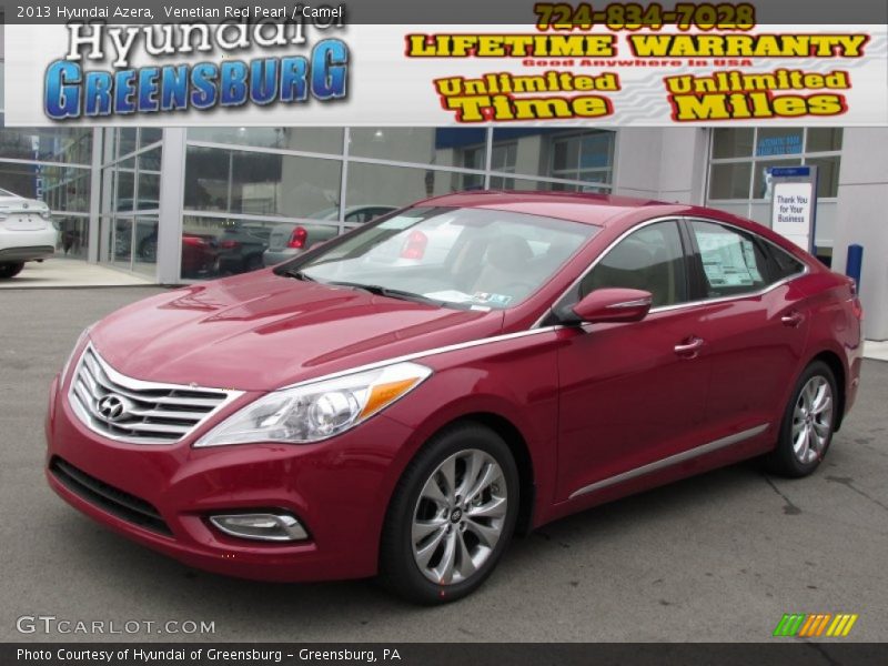 Venetian Red Pearl / Camel 2013 Hyundai Azera