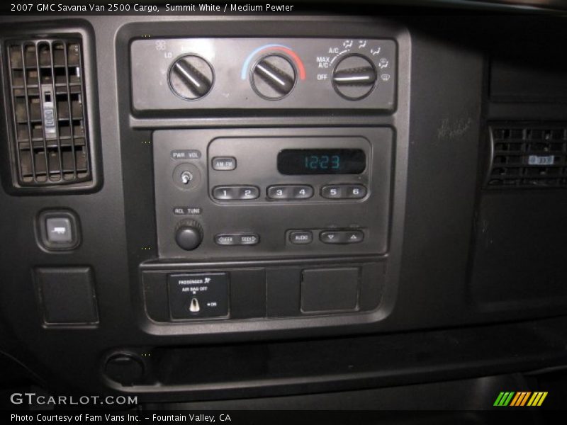 Summit White / Medium Pewter 2007 GMC Savana Van 2500 Cargo