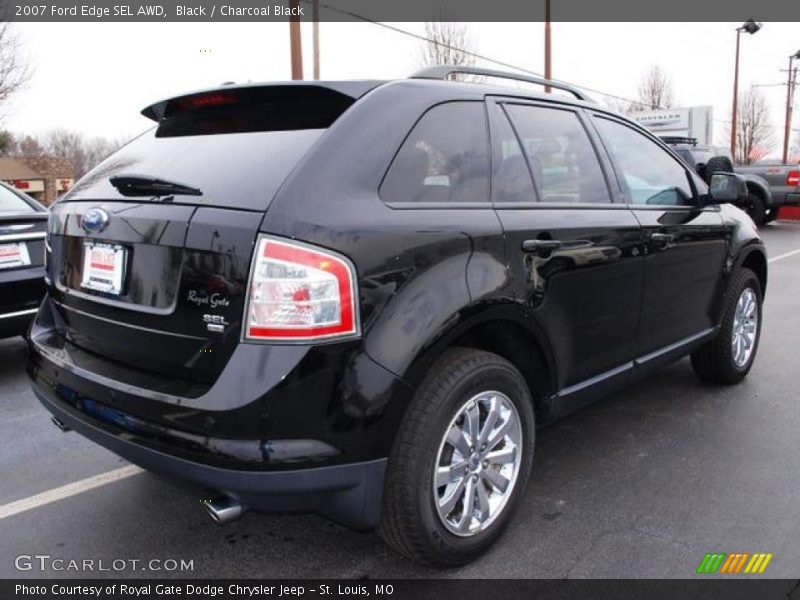 Black / Charcoal Black 2007 Ford Edge SEL AWD