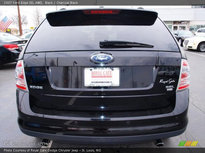 Black / Charcoal Black 2007 Ford Edge SEL AWD