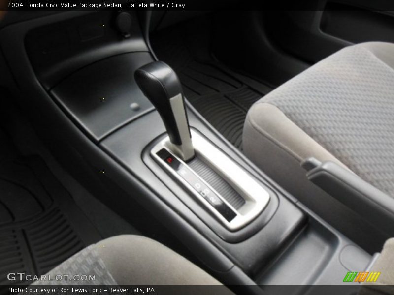 Taffeta White / Gray 2004 Honda Civic Value Package Sedan
