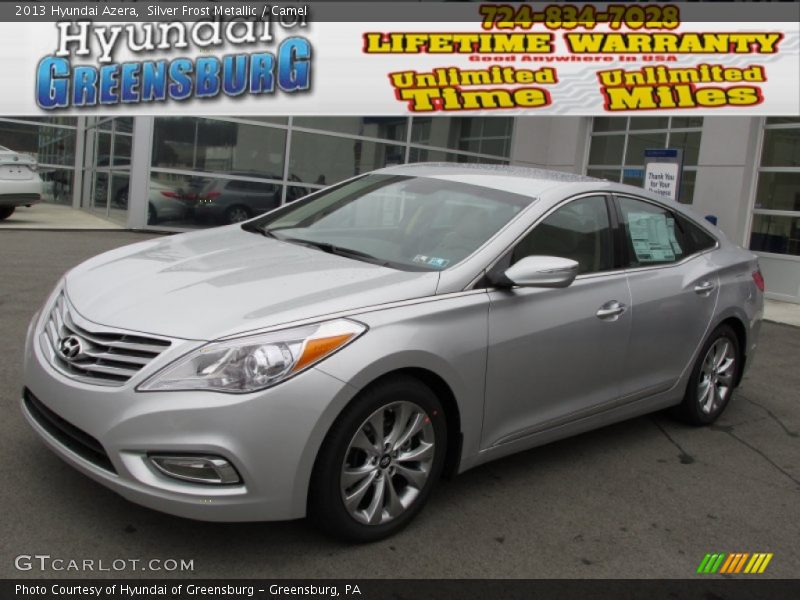 Silver Frost Metallic / Camel 2013 Hyundai Azera