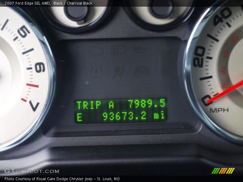 Black / Charcoal Black 2007 Ford Edge SEL AWD
