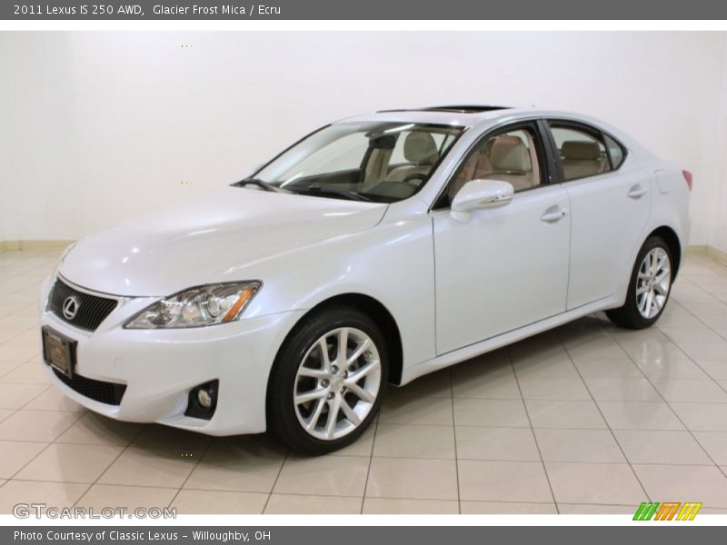 Glacier Frost Mica / Ecru 2011 Lexus IS 250 AWD