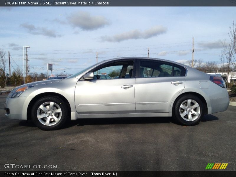 Radiant Silver Metallic / Charcoal 2009 Nissan Altima 2.5 SL