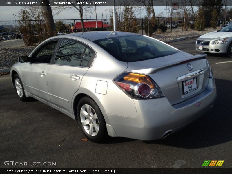 Radiant Silver Metallic / Charcoal 2009 Nissan Altima 2.5 SL