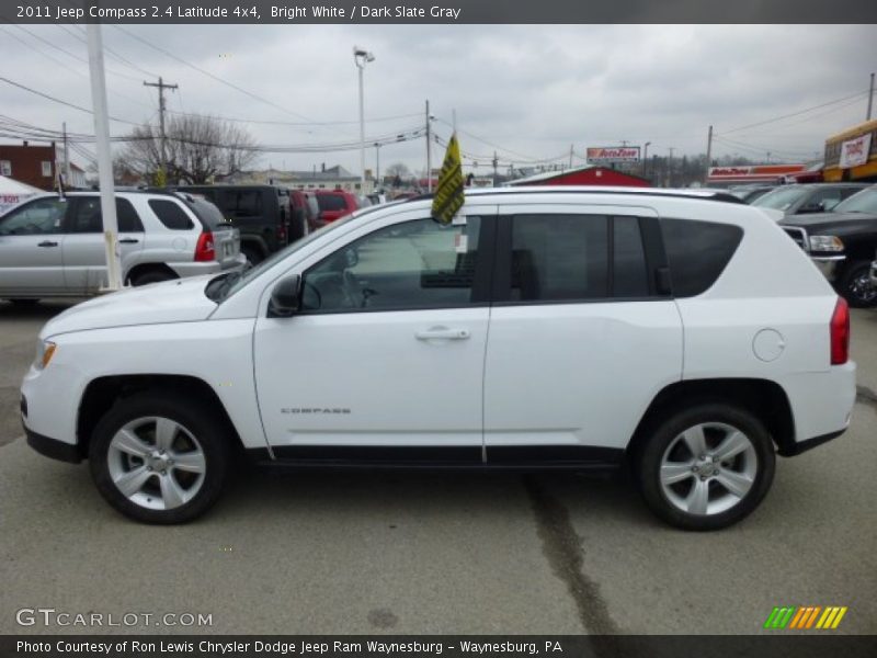 Bright White / Dark Slate Gray 2011 Jeep Compass 2.4 Latitude 4x4