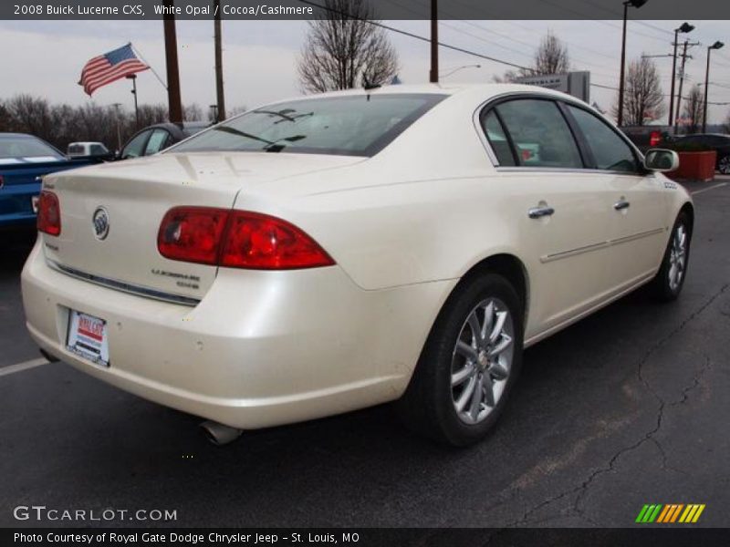White Opal / Cocoa/Cashmere 2008 Buick Lucerne CXS