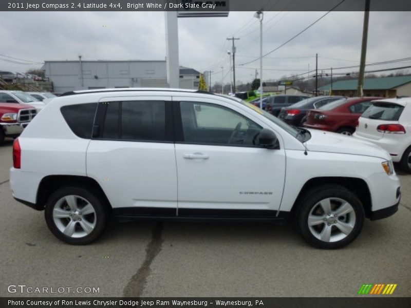 Bright White / Dark Slate Gray 2011 Jeep Compass 2.4 Latitude 4x4