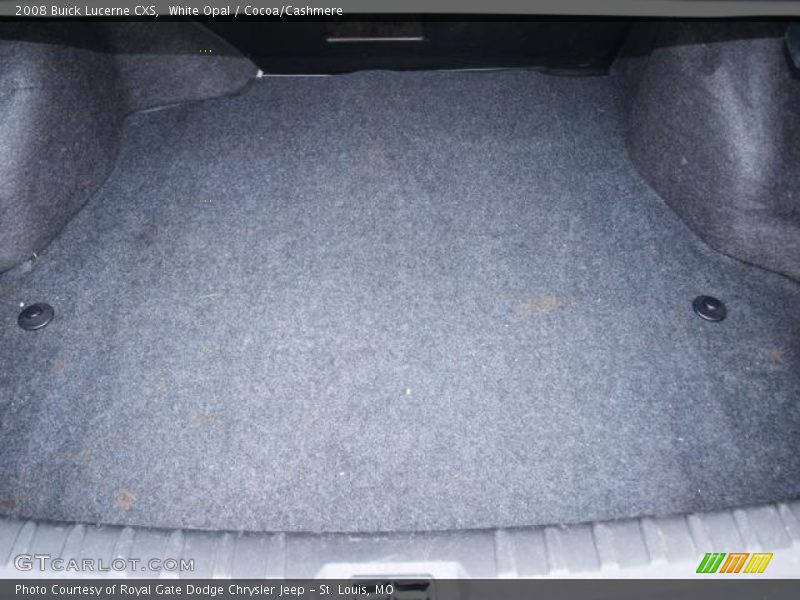 White Opal / Cocoa/Cashmere 2008 Buick Lucerne CXS