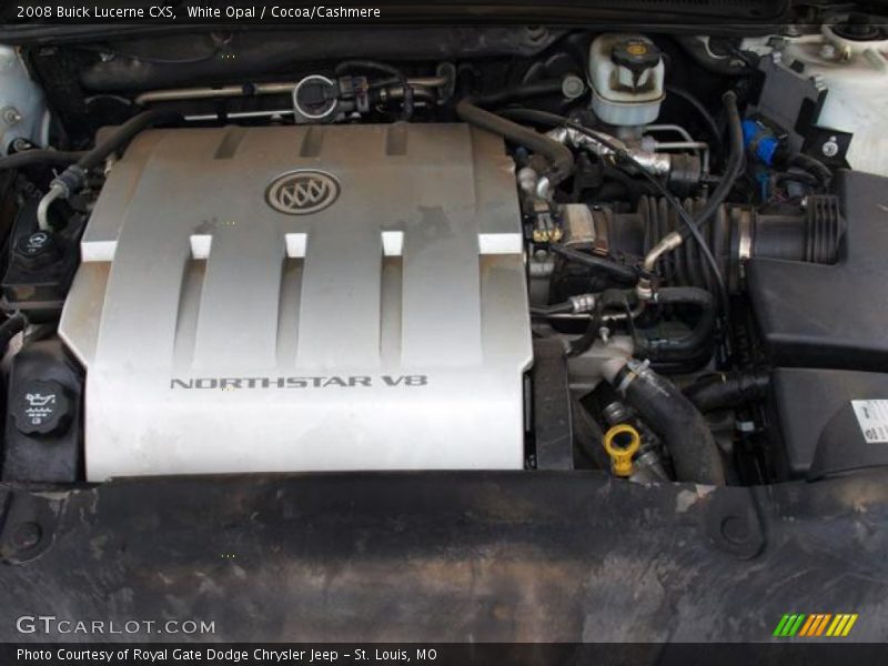 White Opal / Cocoa/Cashmere 2008 Buick Lucerne CXS