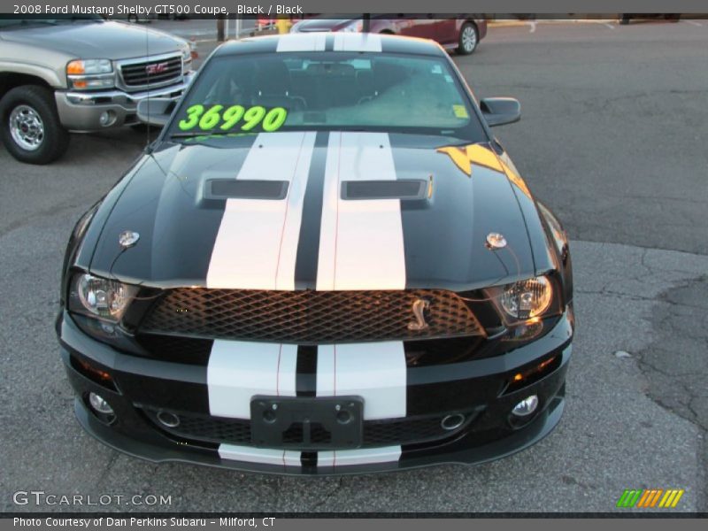 Black / Black 2008 Ford Mustang Shelby GT500 Coupe
