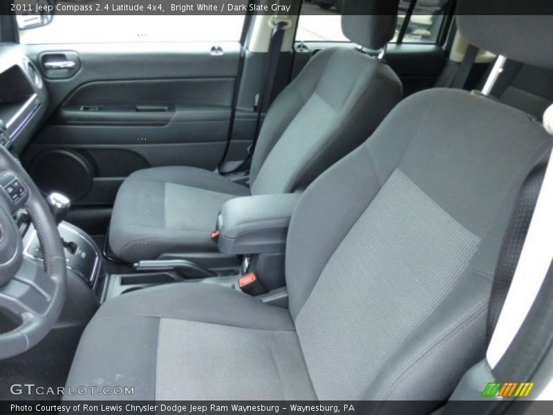 Bright White / Dark Slate Gray 2011 Jeep Compass 2.4 Latitude 4x4