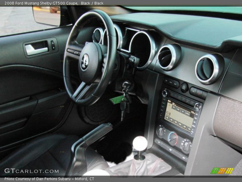 Black / Black 2008 Ford Mustang Shelby GT500 Coupe