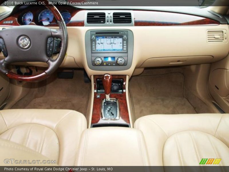 White Opal / Cocoa/Cashmere 2008 Buick Lucerne CXS