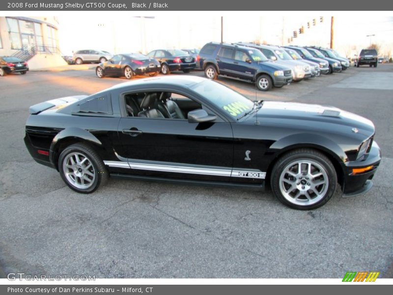 Black / Black 2008 Ford Mustang Shelby GT500 Coupe