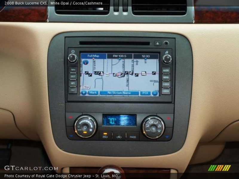 White Opal / Cocoa/Cashmere 2008 Buick Lucerne CXS