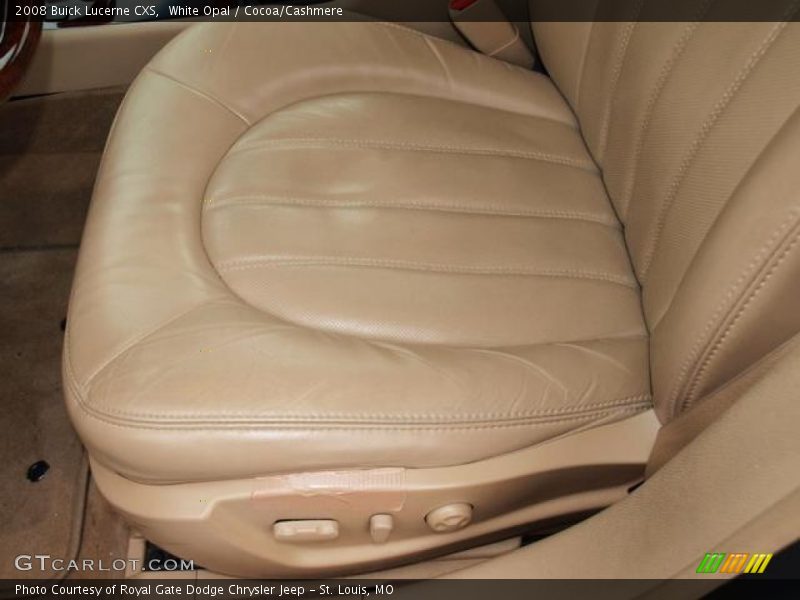 White Opal / Cocoa/Cashmere 2008 Buick Lucerne CXS