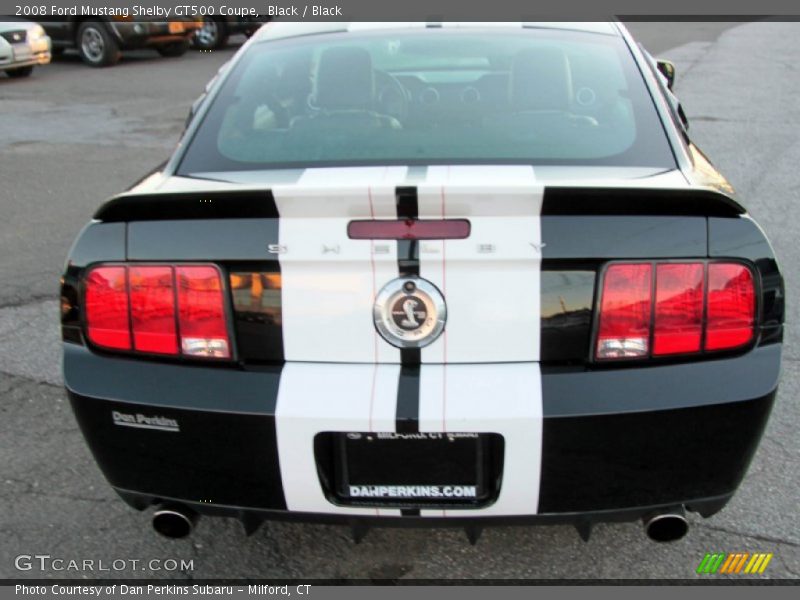 Black / Black 2008 Ford Mustang Shelby GT500 Coupe