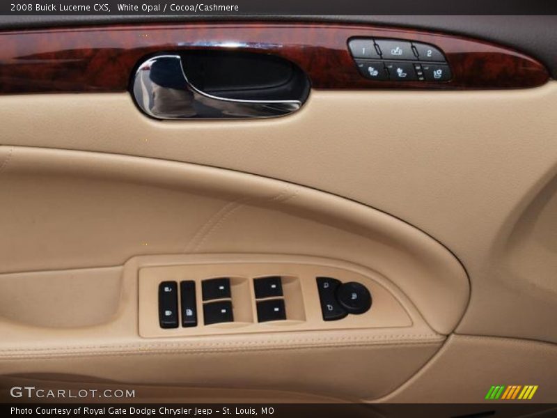 White Opal / Cocoa/Cashmere 2008 Buick Lucerne CXS