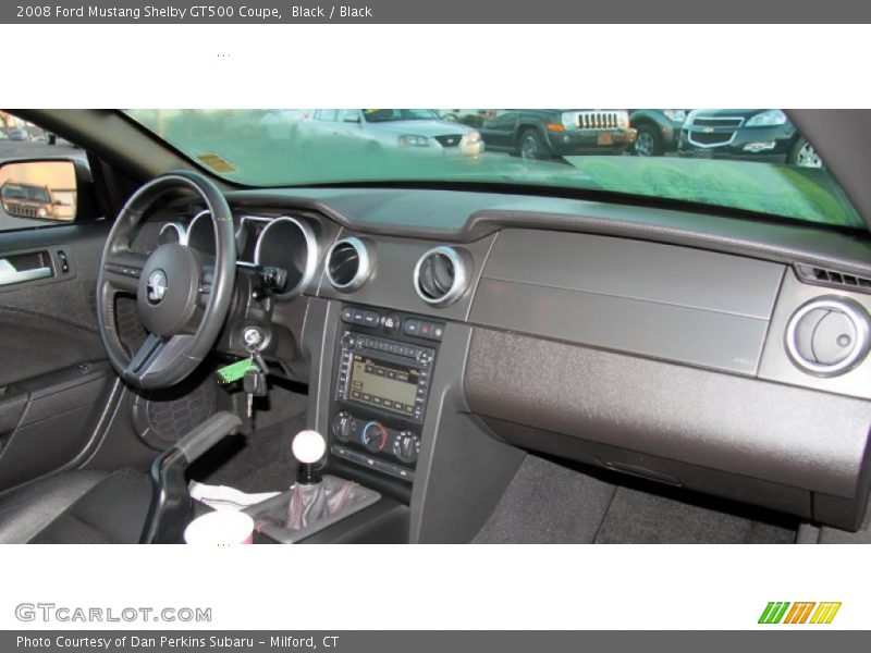 Black / Black 2008 Ford Mustang Shelby GT500 Coupe