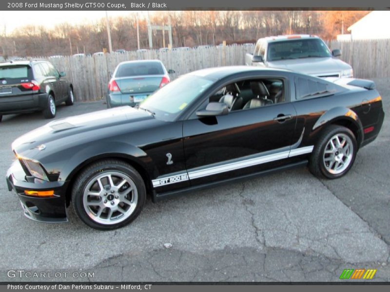 Black / Black 2008 Ford Mustang Shelby GT500 Coupe