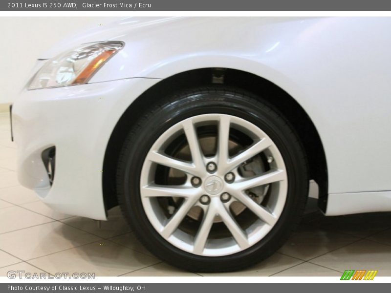 Glacier Frost Mica / Ecru 2011 Lexus IS 250 AWD