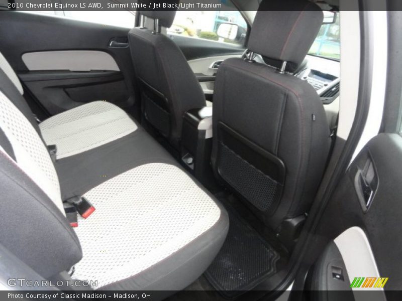 Summit White / Jet Black/Light Titanium 2010 Chevrolet Equinox LS AWD